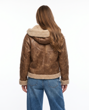 Giacca Andrea reversibile montone e teddy