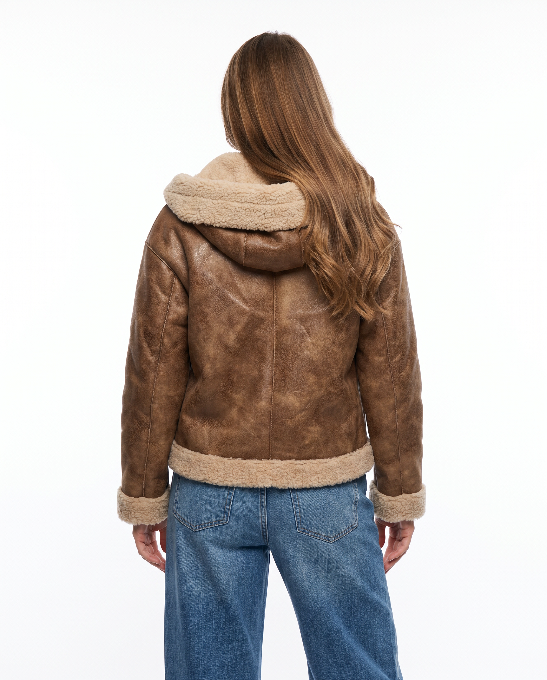 Giacca Andrea reversibile montone e teddy