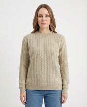 Maglione a trecce 100% cotone