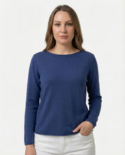 Maglia scollo a barchetta 100% cotone