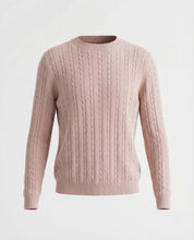 Maglione a trecce 100% cotone