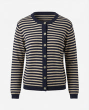 Cardigan a righe 100% cotone