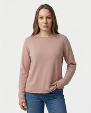 Maglia scollo a barchetta 100% cotone