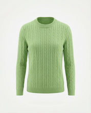 Maglione a trecce 100% cotone