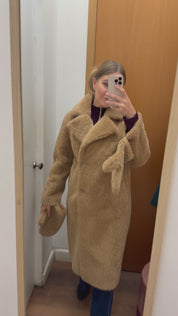 Teddy doppiopetto color cioccolato Rinascimento ￼