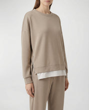 Completo comfy-chic felpa + pantaloni – Tortora